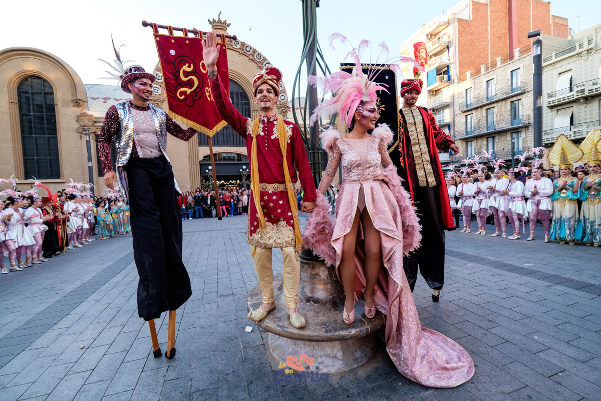 Entrada del Rei i la Concubina del Carnaval de Tarragona