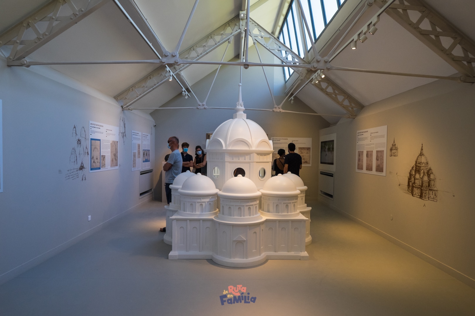 Exposició sobre en Leonardo Da Vinci al castell de Clos Lucé