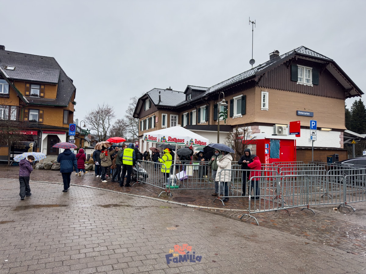 Estación de Hinterzarten, punto de salida del shuttle hacia Ravennaschlucht