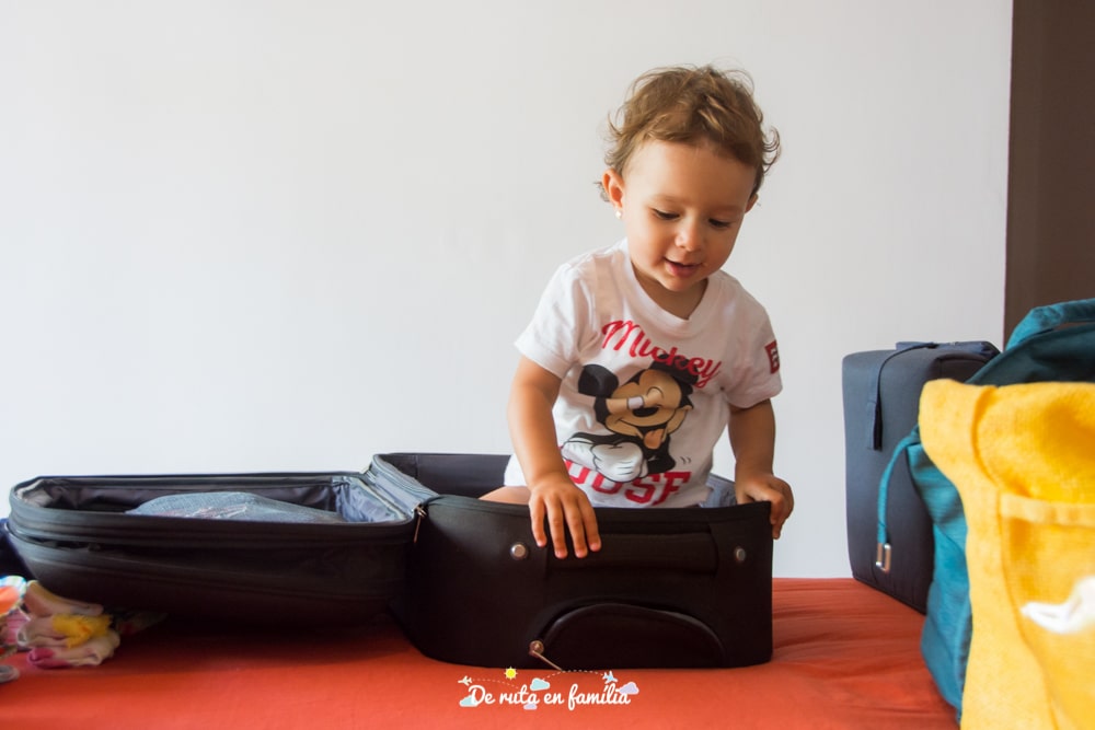 maleta per viatjar amb nens