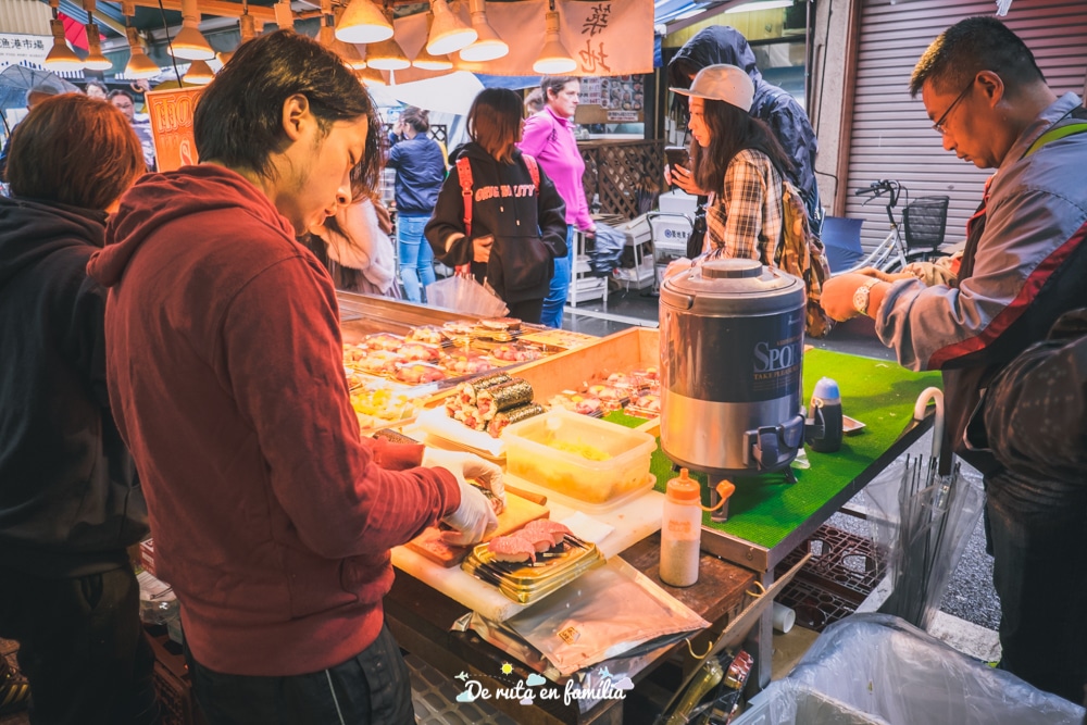 mercat del peix de Tsukiji Toquio