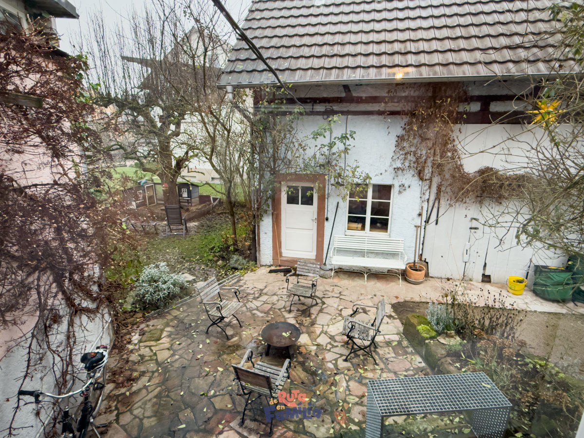 patio-casa-intercambio-europa-park Patio exterior de la casa de intercambio cerca de Europa Park