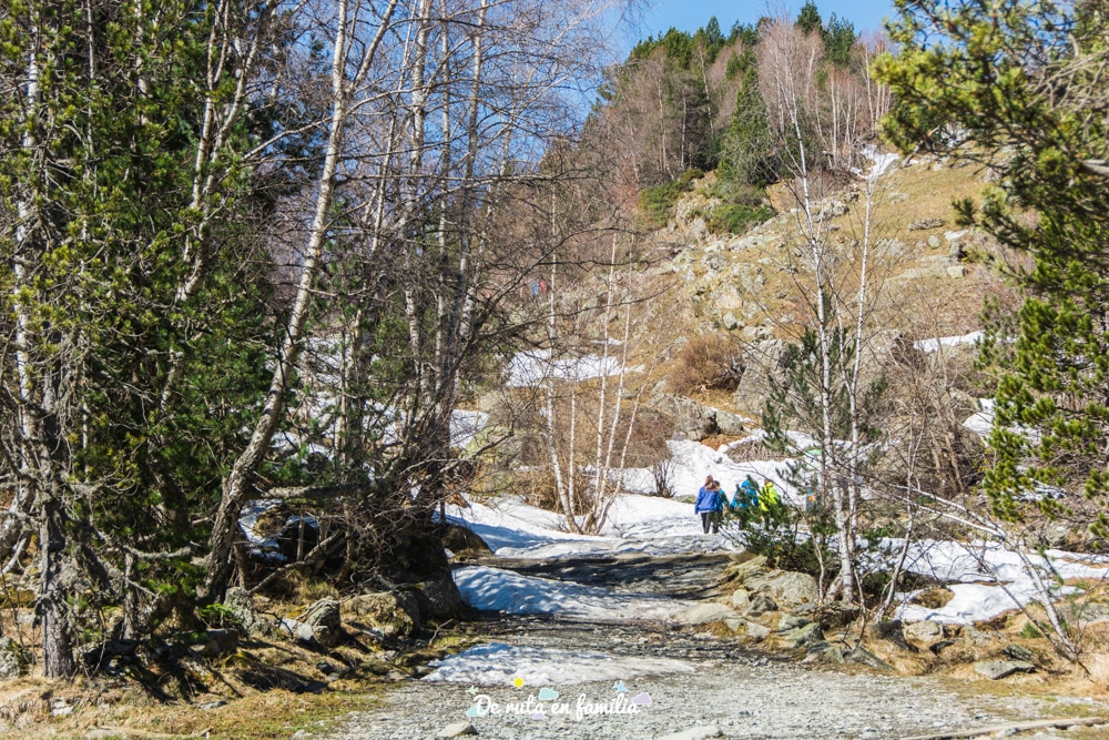 excursión hasta el Estany de Sant Maurici