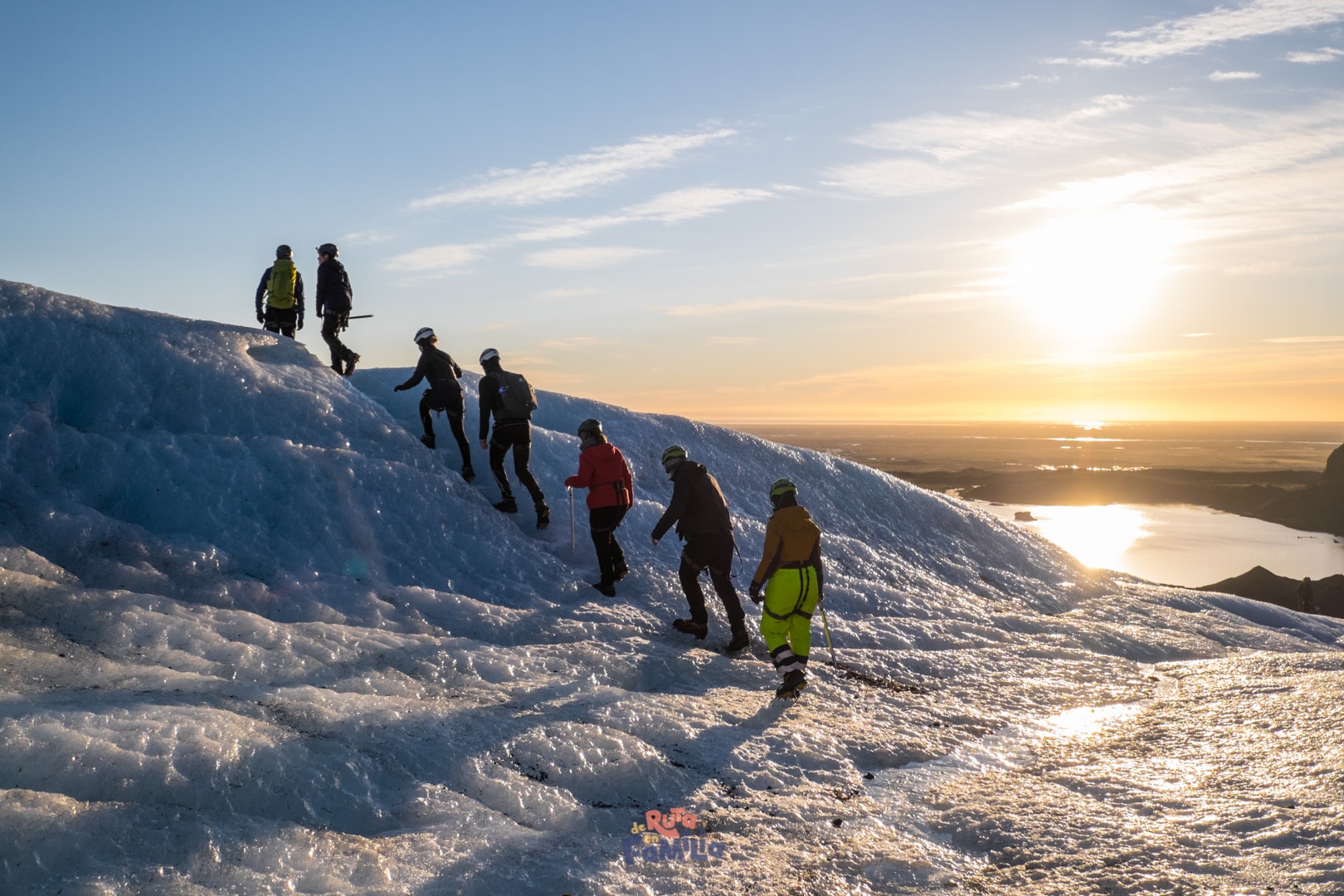 Trekking a la glacera Vatnajökull d'Islàndia